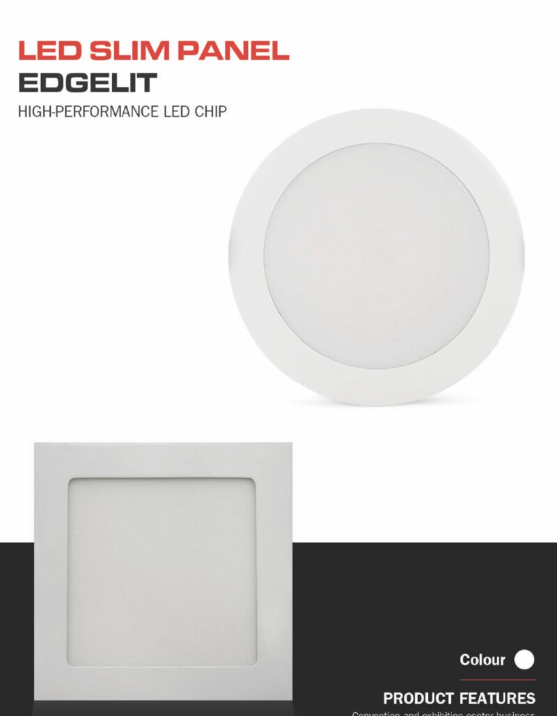 LED Slim Panel Edgelit