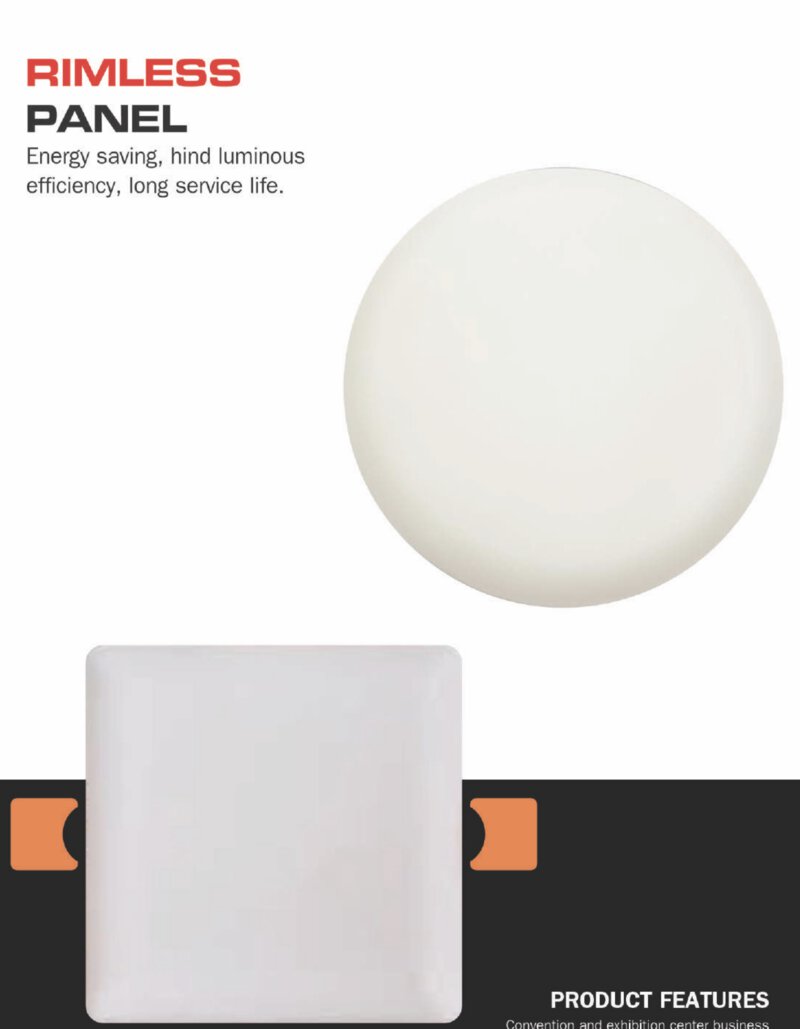 Rimless LED Panel
